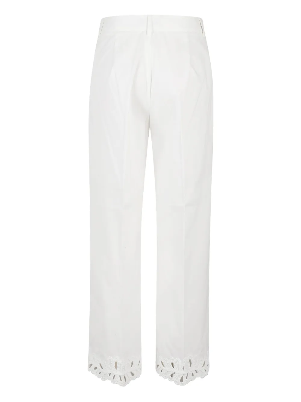 Seventy broderie Anglaise trousers - Wit
