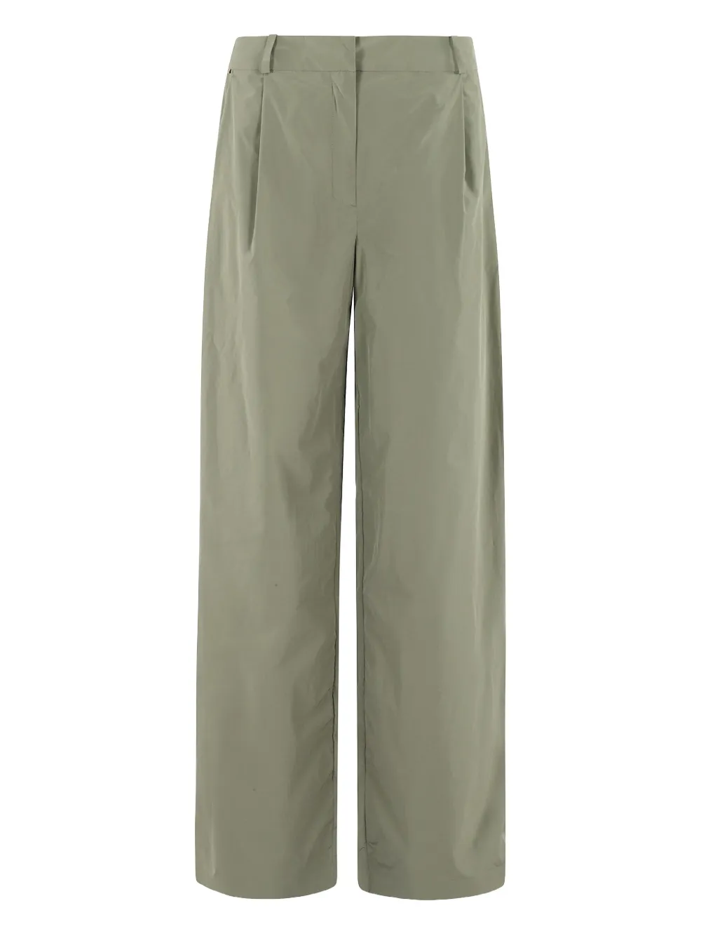 high-waisted trousers