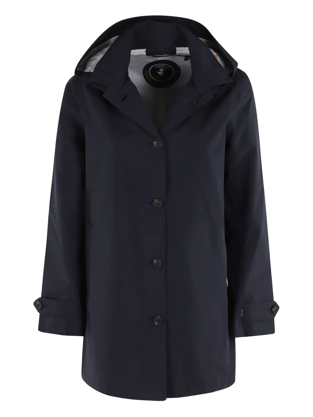Save The Duck single-breasted raincoat | Blue | Image 1