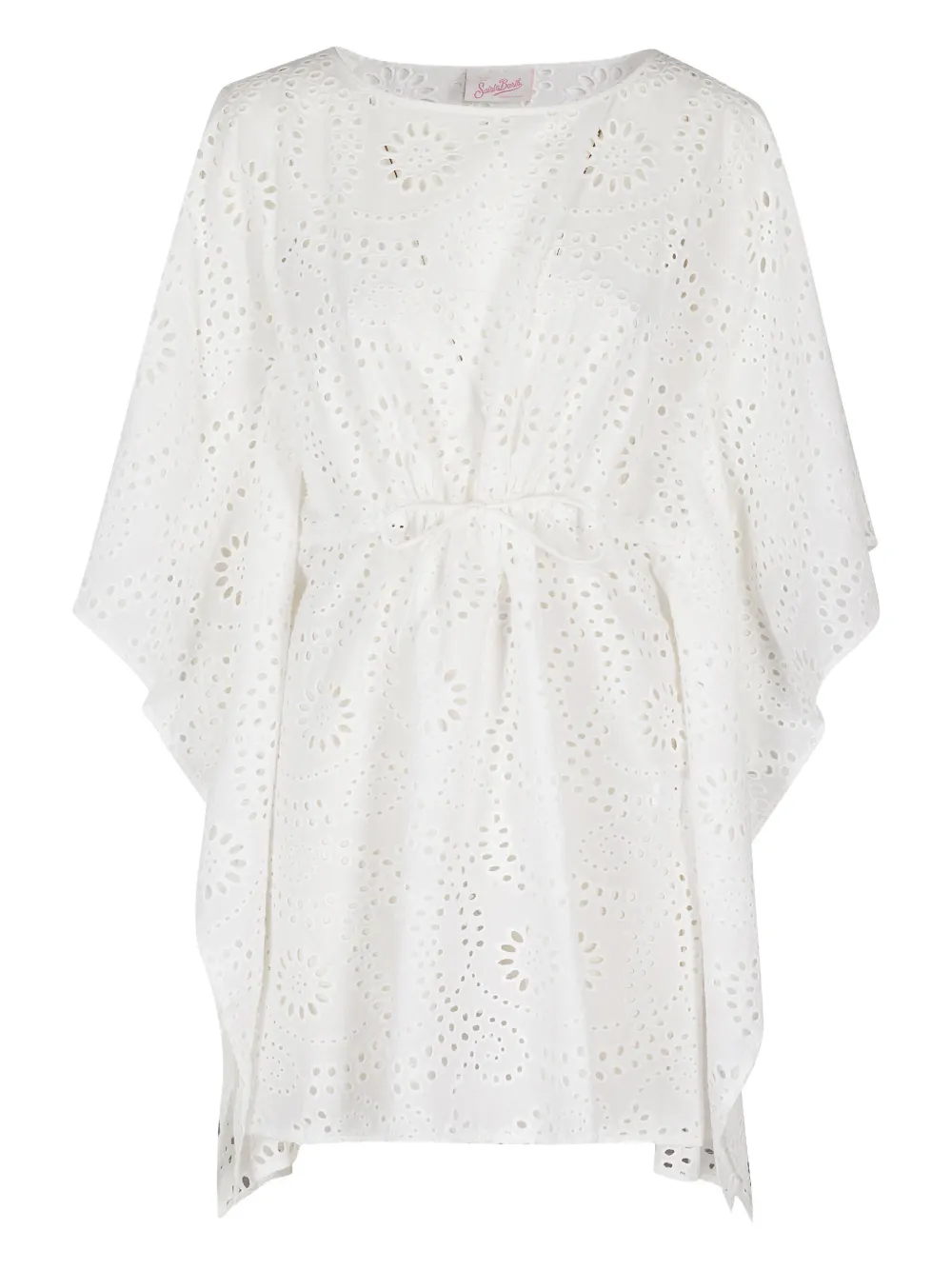 MC2 Saint Barth flowers-embroidered cover-up | White | Image 1