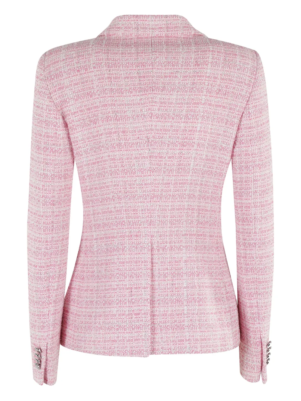 Tagliatore Tweed blazer met dubbele rij knopen Roze