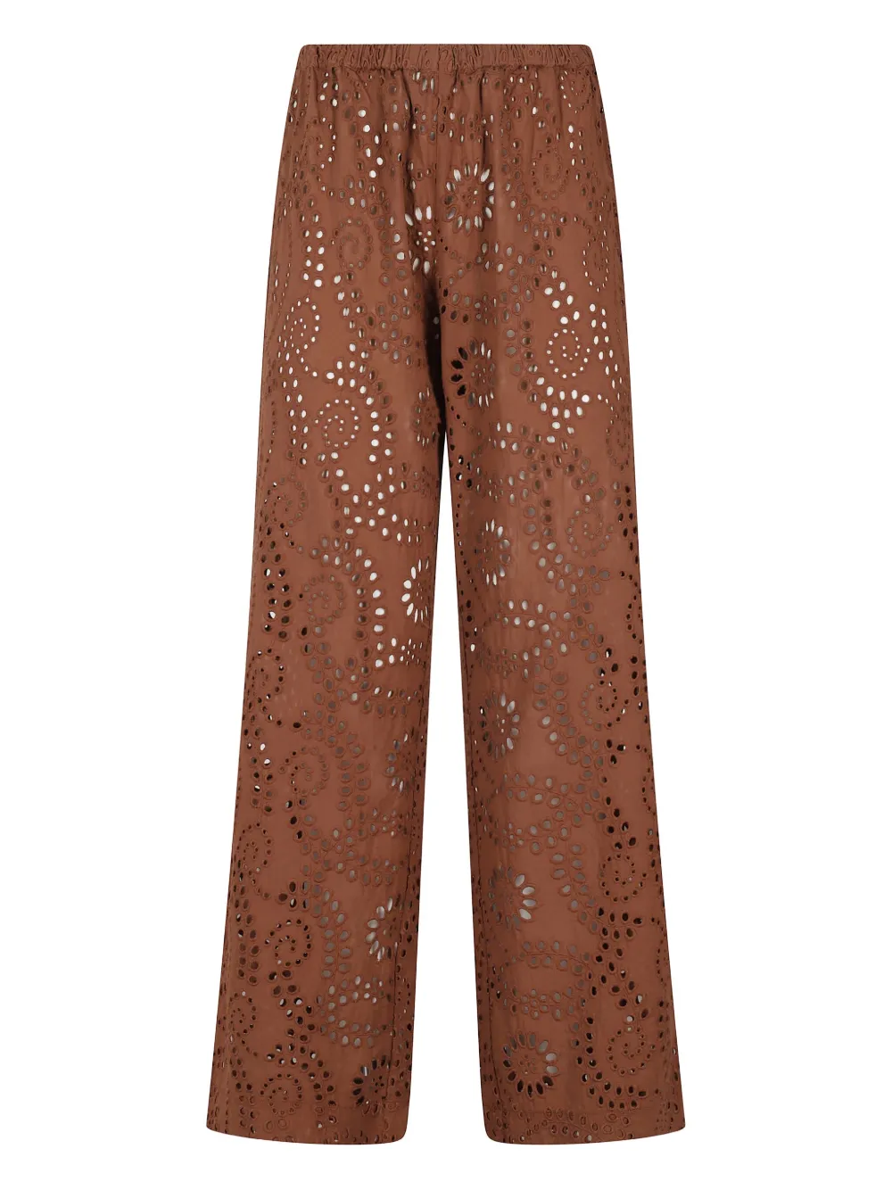 MC2 Saint Barth Inez wide-leg trousers | Brown | Image 1