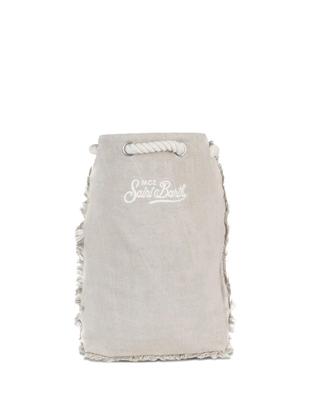 MC2 Saint Barth linen boat backpack | Grey | Image 1