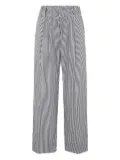 Myths striped cotton trousers - Black