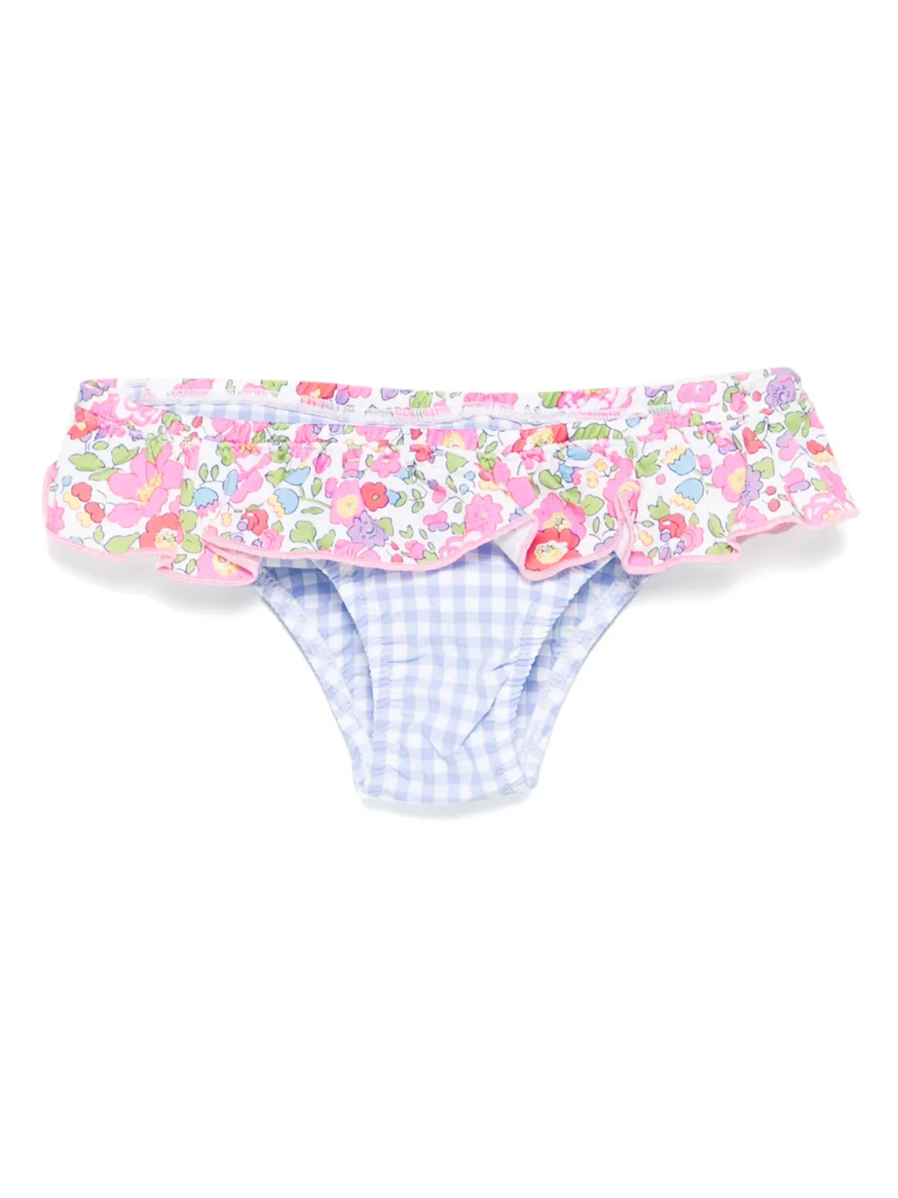 MC2 Saint Barth Kids Bikinibroek met bloe print Roze