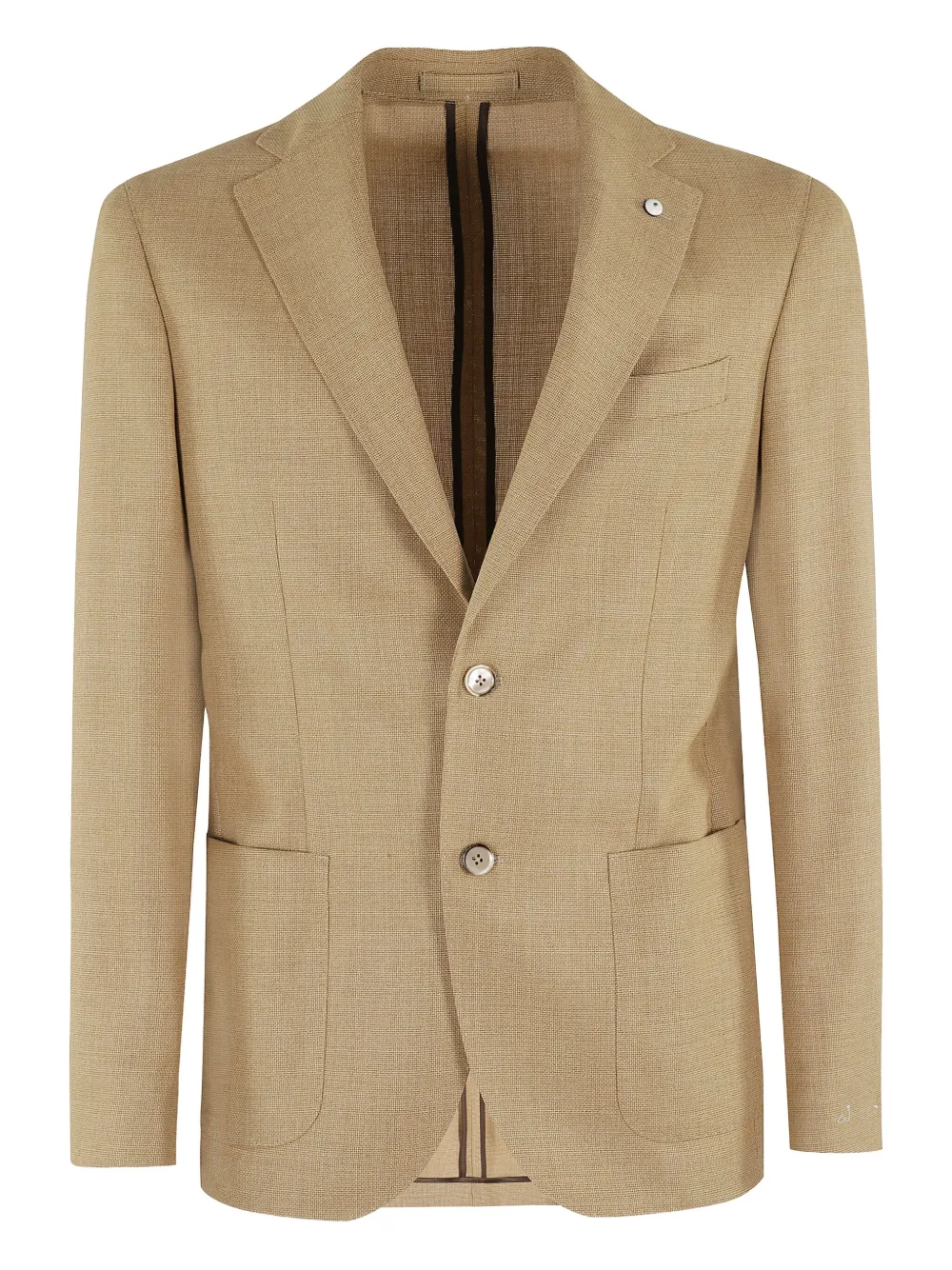 l.b.m. wool single-breasted blazer | Neutrals | Image 1