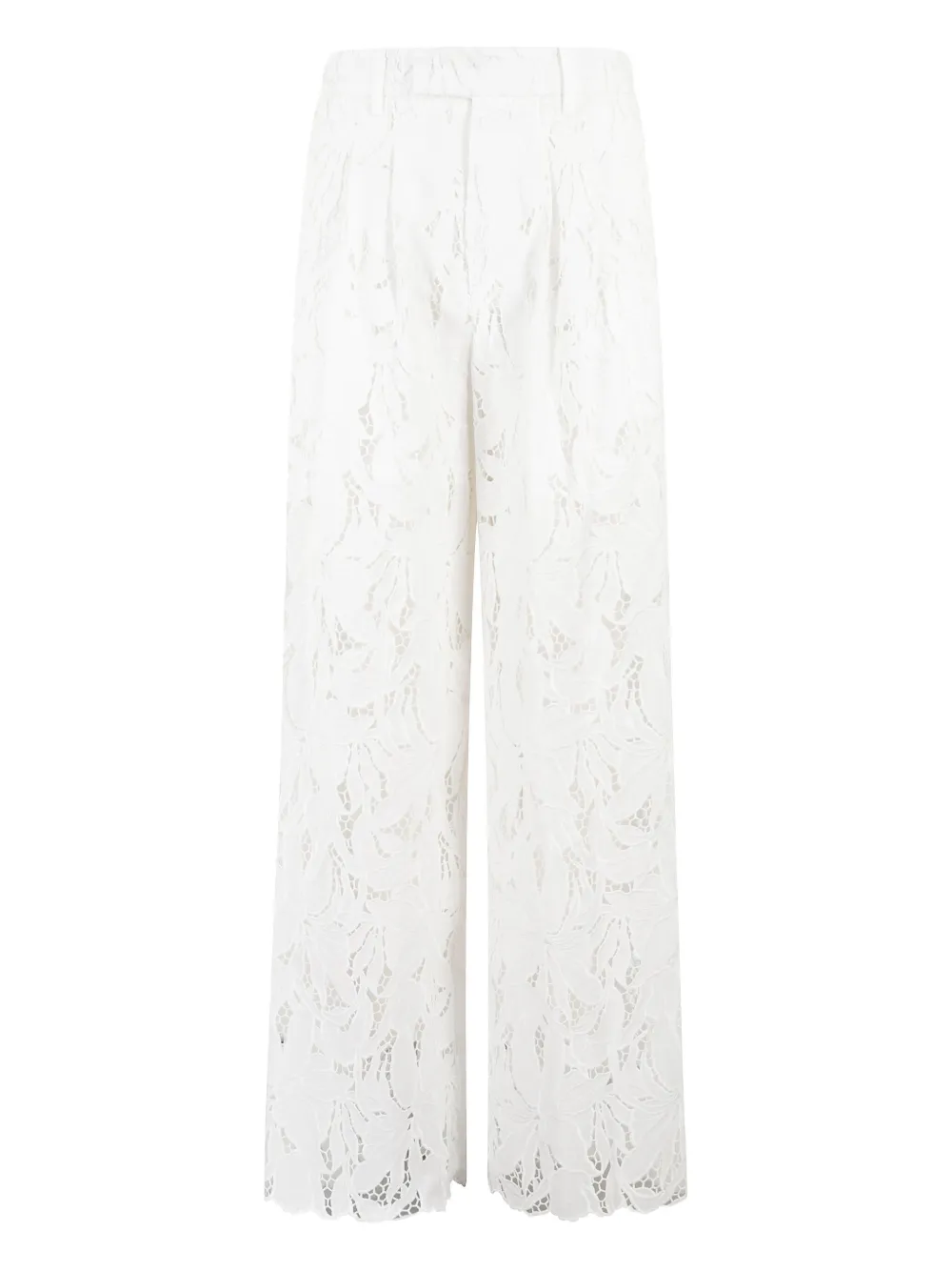 Isabelle Blanche lace trousers | Neutrals | Image 1