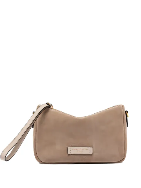 GIANNI CHIARINI Nora suede clutch bag