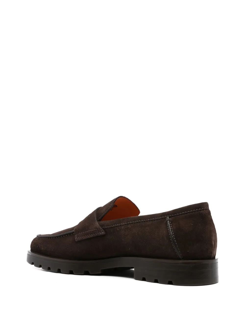 Santoni suede loafers T50 BROWN