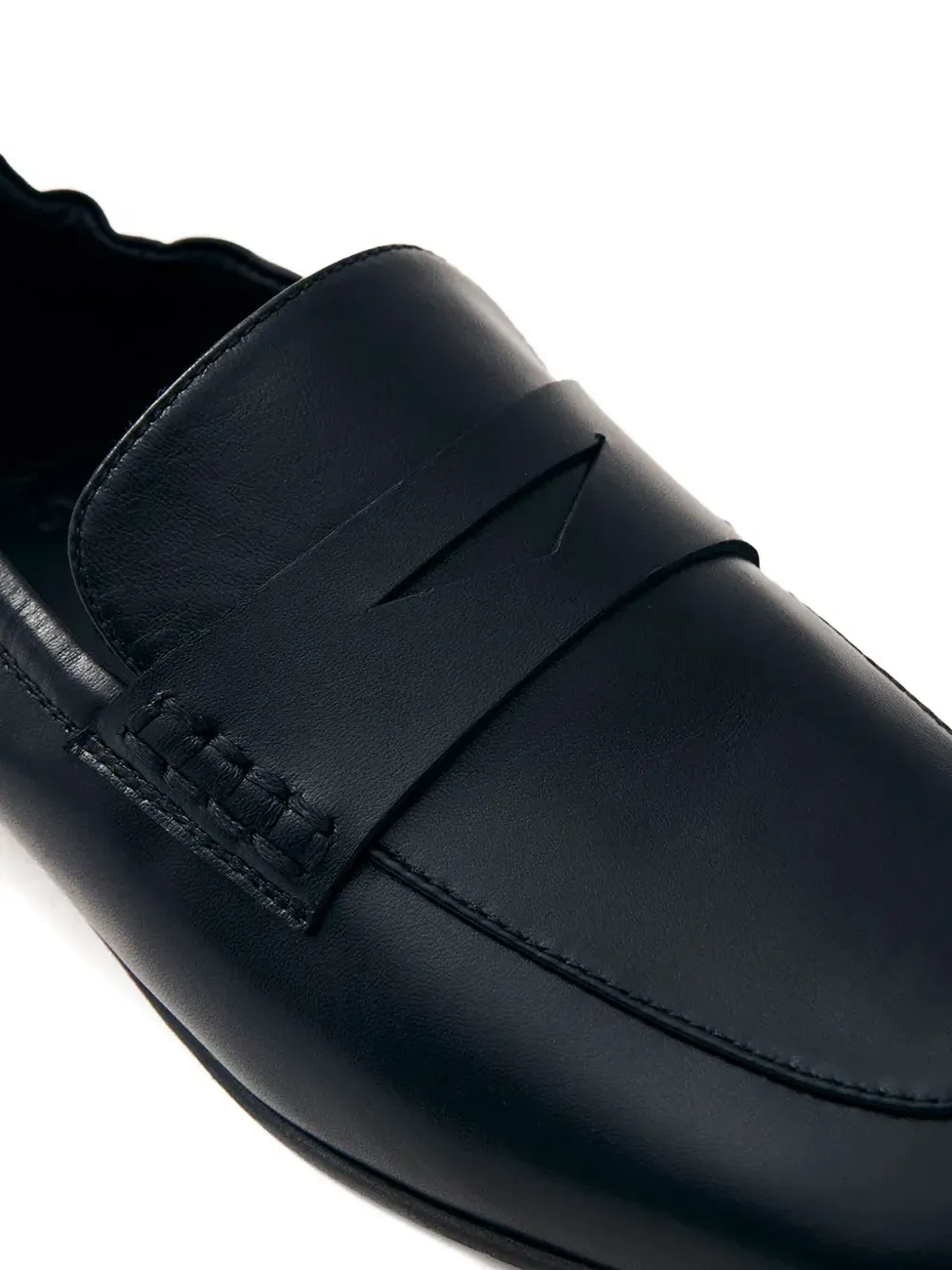 ALOHAS elastic-back penny loafers Black