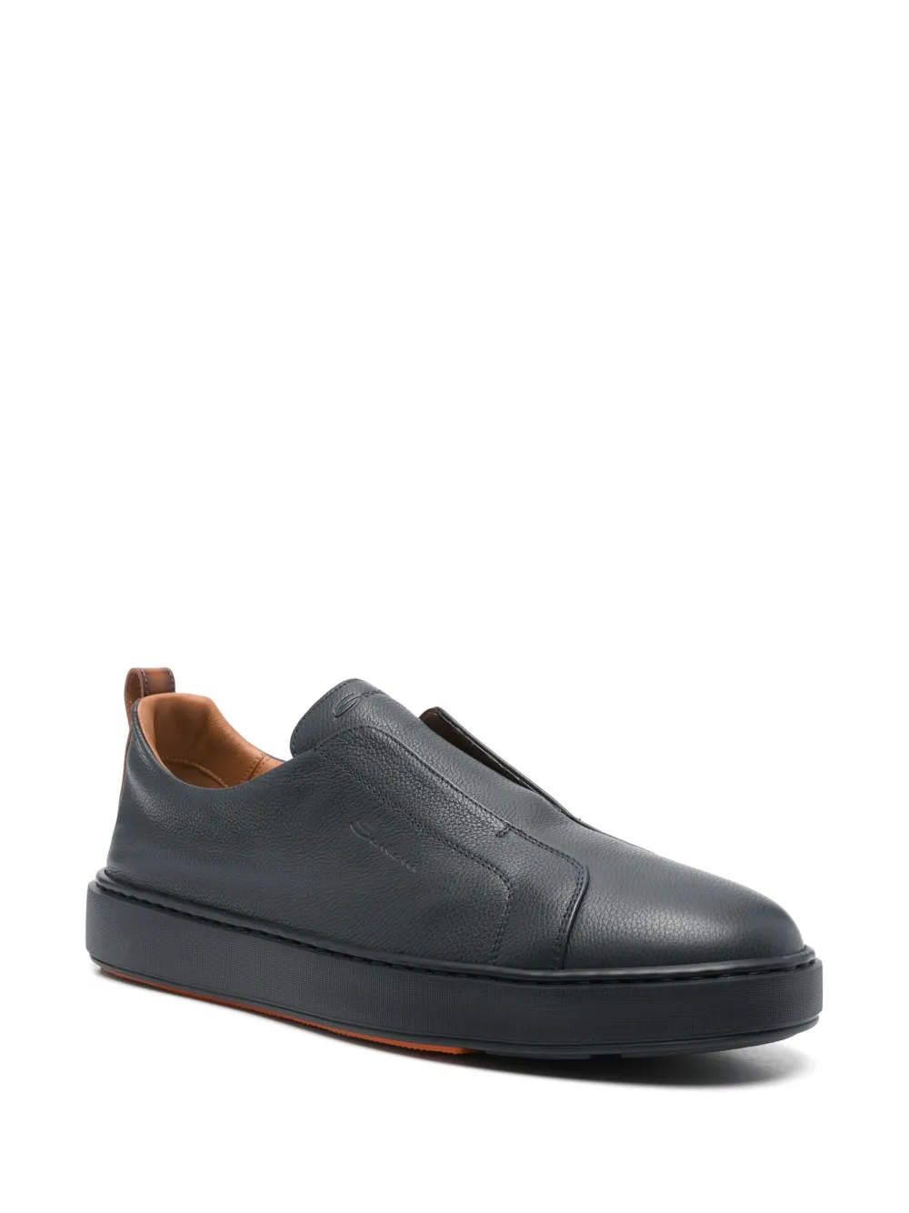 Santoni slip-on sneakers Blue