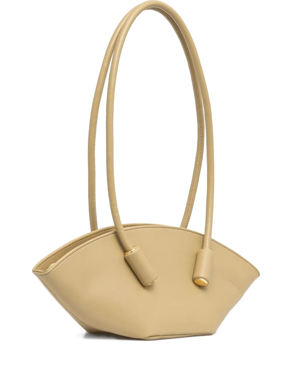 Themoirè curved top-handle shoulder bag | Neutrals | Image 1