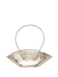 Themoirè Olimpia metallic tote bag - Gold