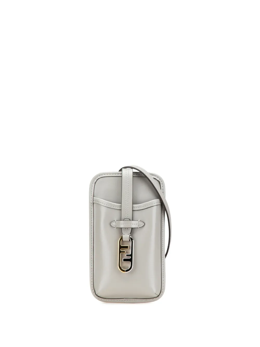 Fendi Pre-Owned 2010-2025 Leather Phone Pouch crossbody bag | Grey | Image 1