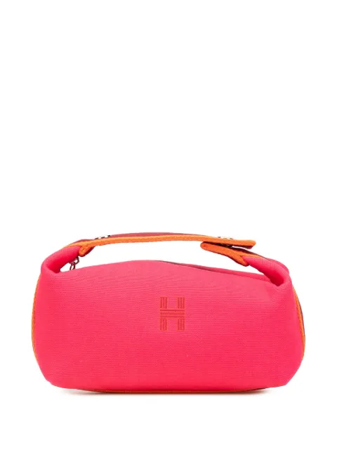 Hermès Pre-Owned 2020-2025 Small Toile Bride A Brac vanity bag