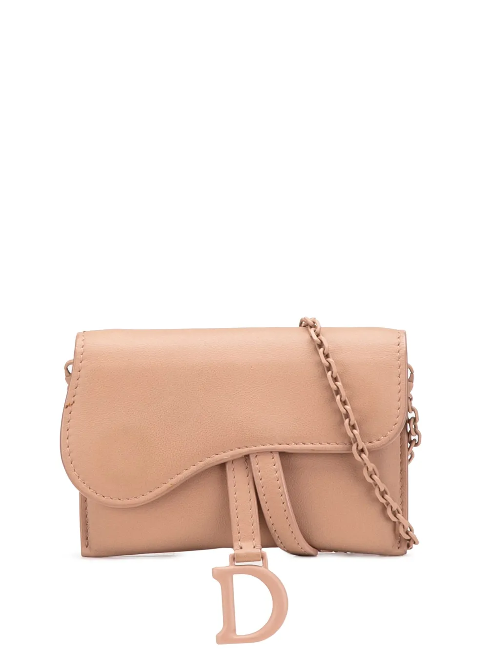 Christian Dior Pre-Owned Borsa a tracolla Nano Ultra Matte in pelle di vitello con catena 2020 | marrone | Image 1