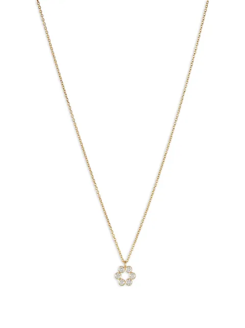 Sophie Bille Brahe 18K yellow gold Luna Diamant diamond pendant necklace