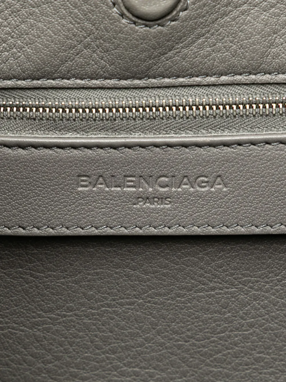 Pre-owned Balenciaga 2016 Mini Leather Papier A4 Zip Around Satchel