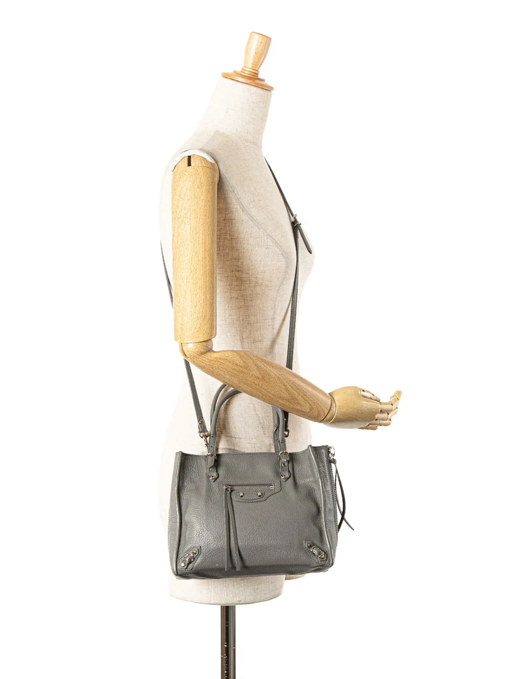 Balenciaga Pre-Owned 2016 Mini Leather Papier A4 Zip Around satchel | Pre-Owned | Image 2