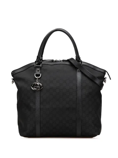 Gucci Pre-Owned 2000-2015 Large GG Canvas Charm Dome satchel