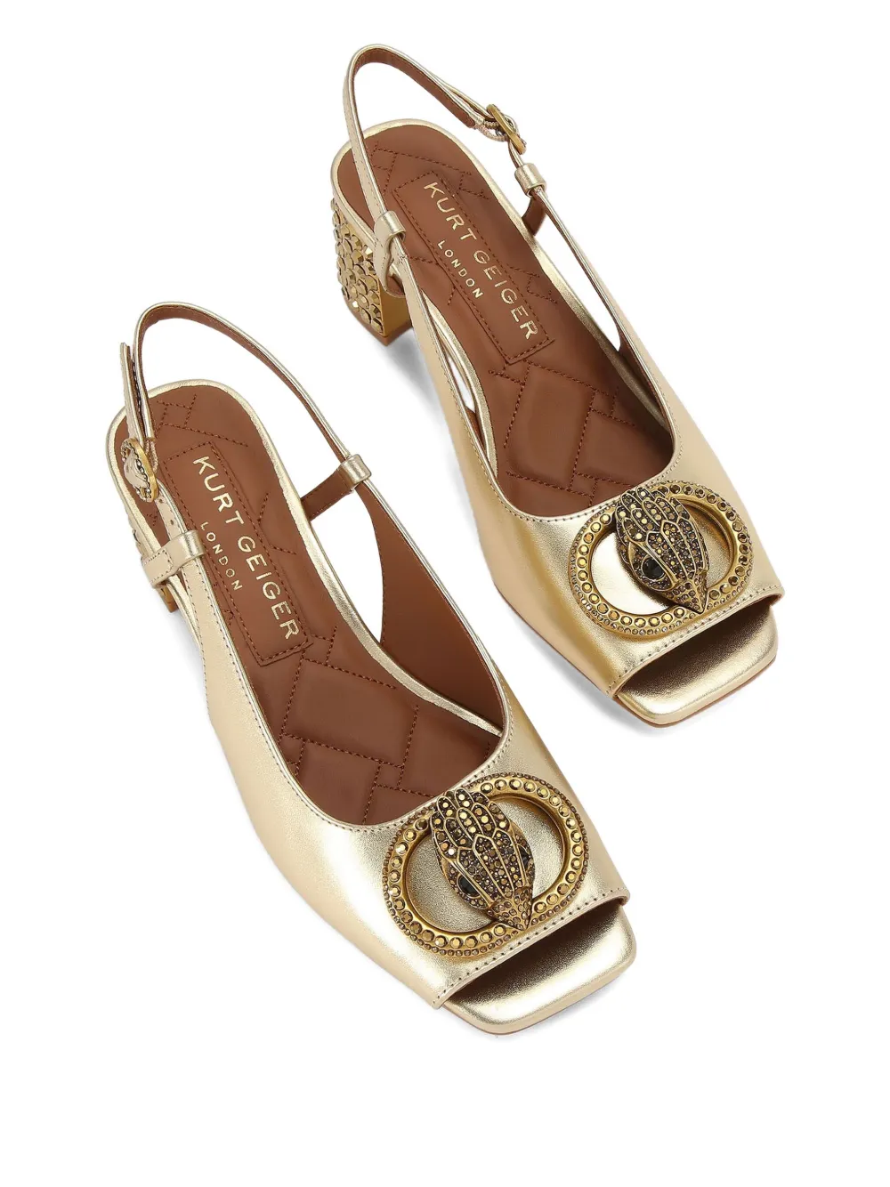 Kurt Geiger London 60 mm Chelsea sandalen Goud