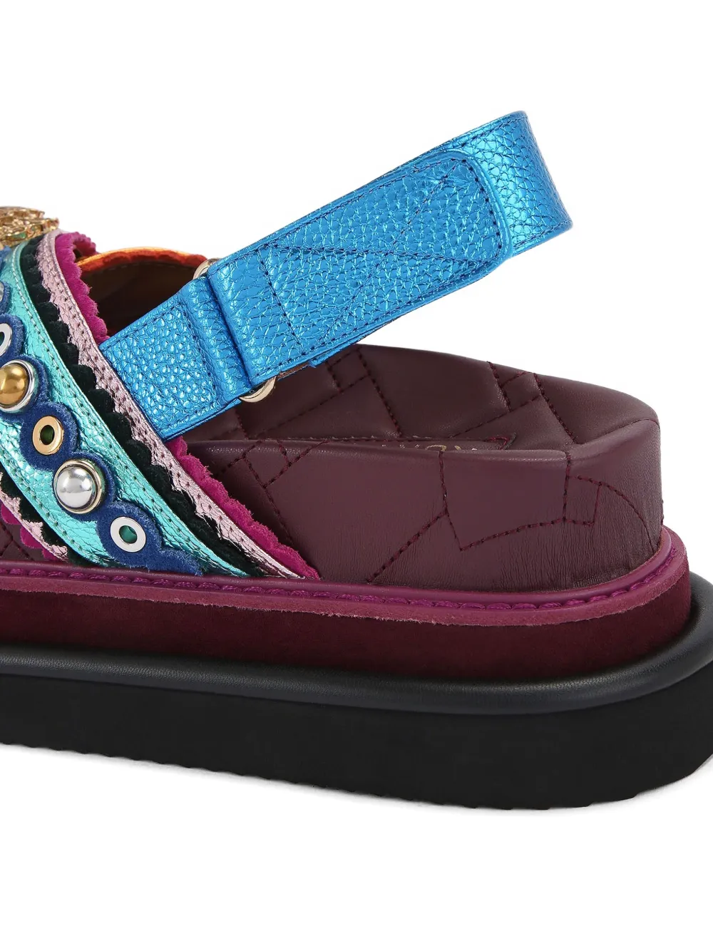 Kurt Geiger London Orson embellished sandals Blue