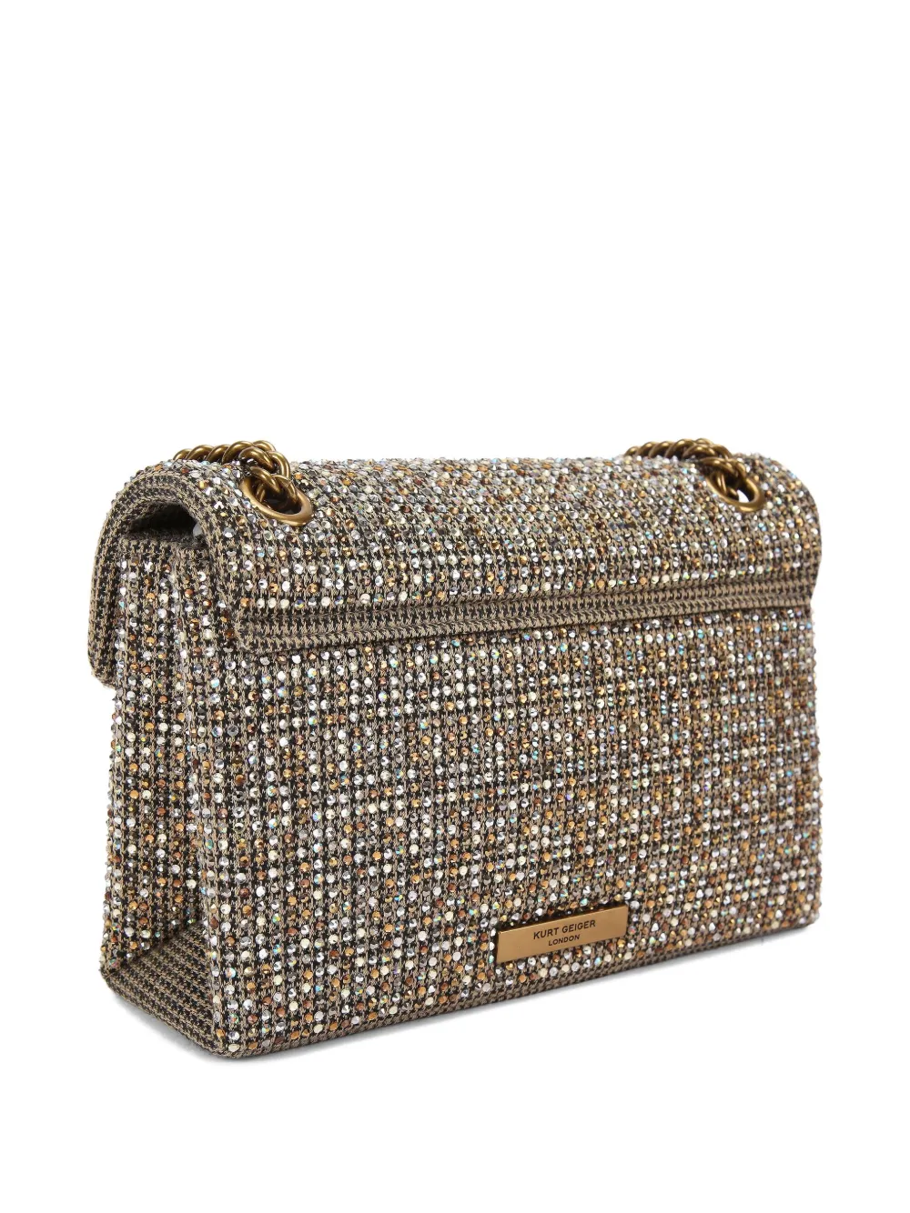Kurt Geiger London medium Kensington cross body bag Bruin