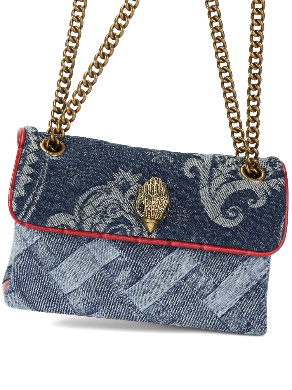 Kurt Geiger London Kensington Eye kleine crossbodytas Blauw