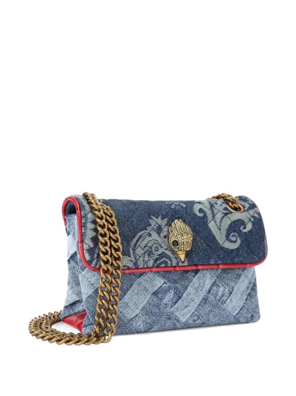 Kurt Geiger London Kensington Eye kleine crossbodytas Blauw