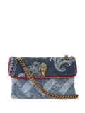 Kurt Geiger London mini Kensington denim cross body bag - Blue