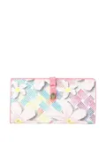 Kurt Geiger London Camden floral-appliqué wallet - White