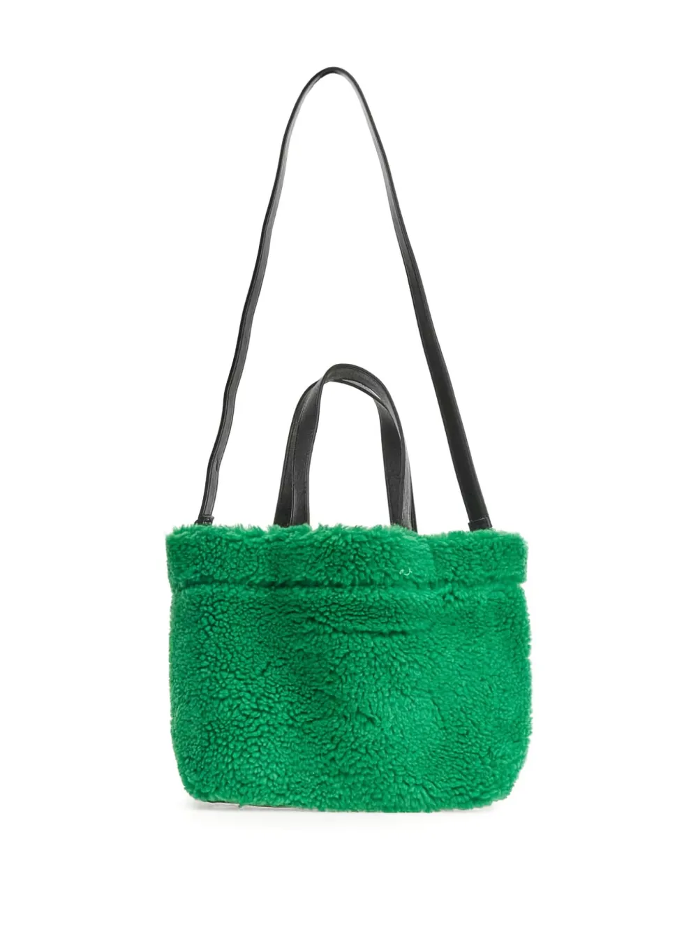 STAND STUDIO Shopper met textuur Groen