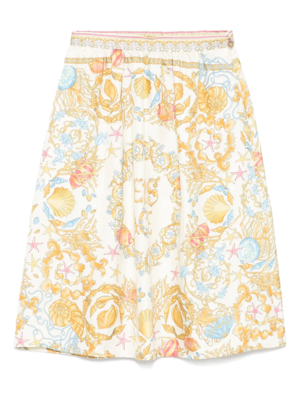 Versace Kids falda de seda estampada | neutro | Image 1