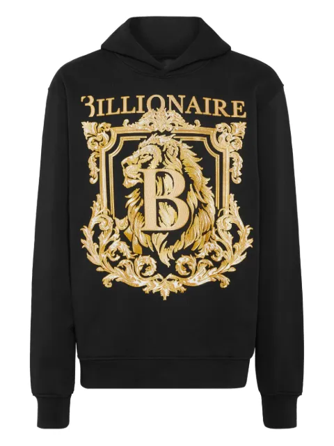 Billionaire logo-print hoodie