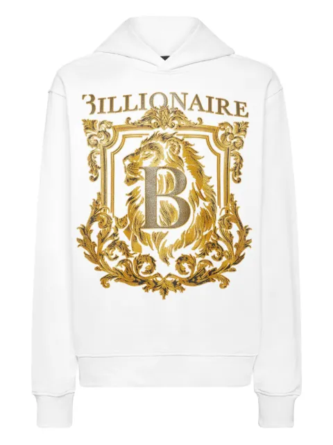 Billionaire Lion B Frame-print hoodie