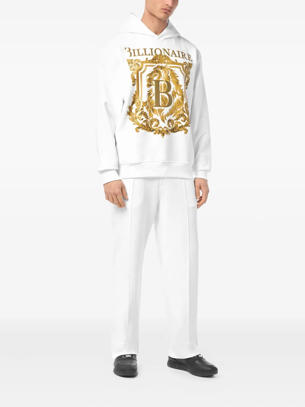 Billionaire Lion B Frame-print hoodie | Hoodies | Image 2