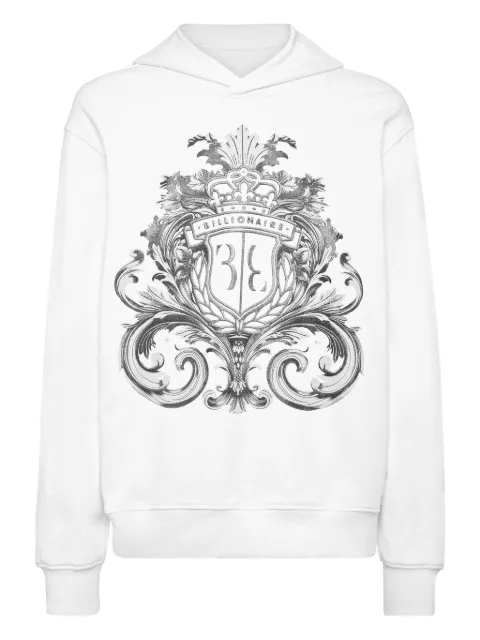 Billionaire crest-print hoodie