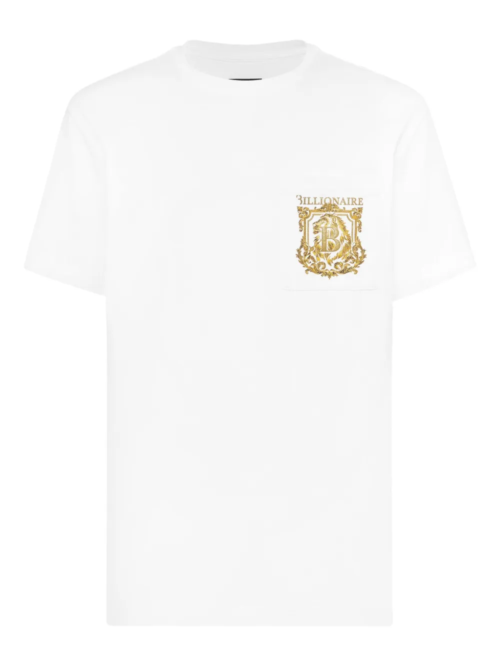 Billionaire crest-print T-shirt | White | Image 1