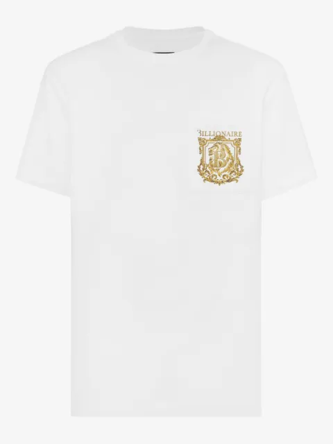 Billionaire t-shirt à imprimé poitrine