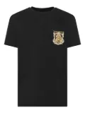 Billionaire embroidered-logo pocket T-shirt - Black