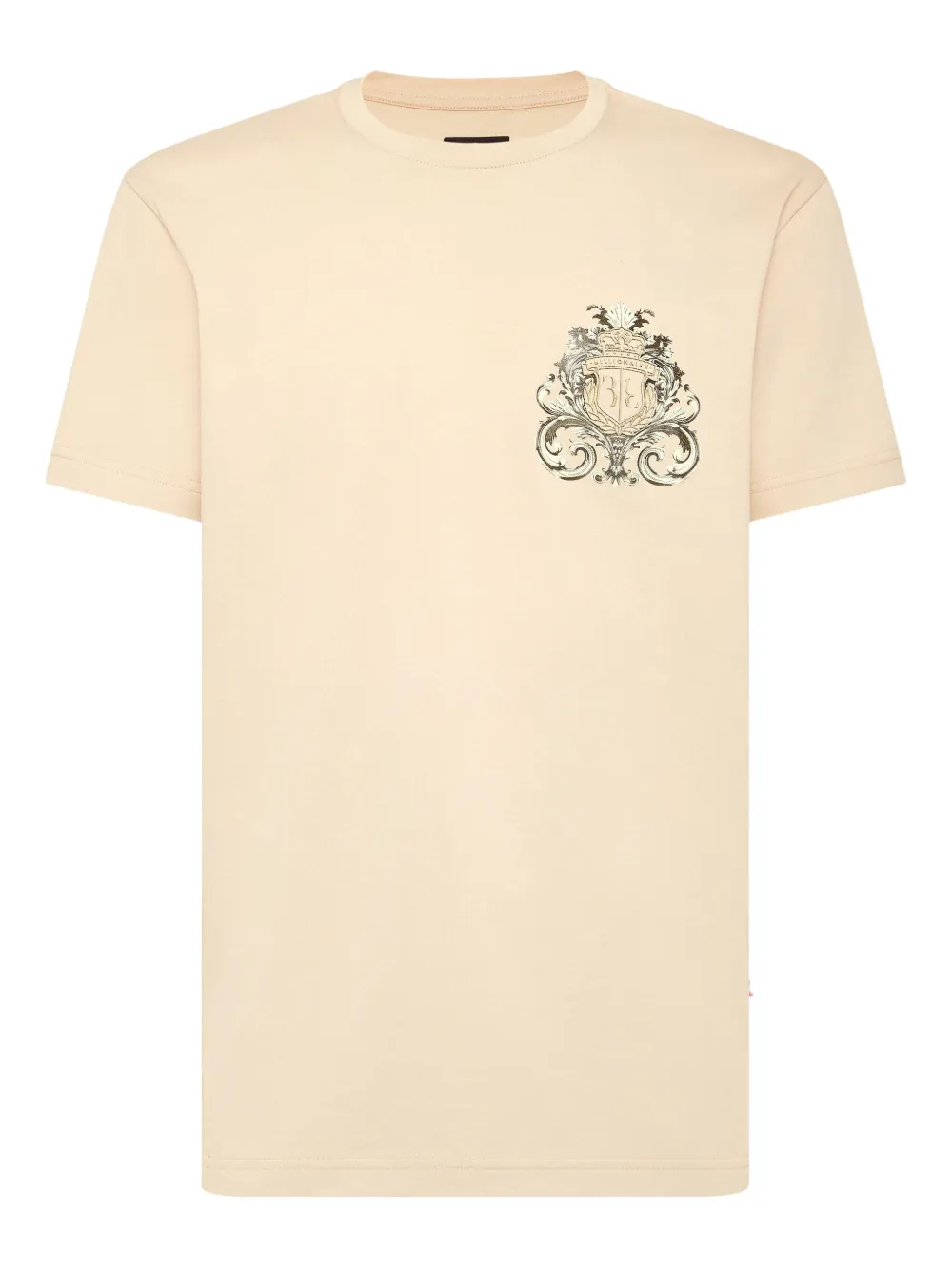 Billionaire crest-print T-shirt | Neutrals | Image 1