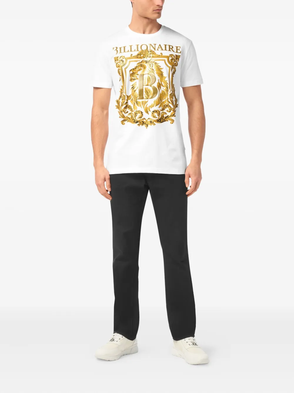 Billionaire Lion B Frame-print T-shirt | T-Shirts | Image 2