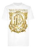 Billionaire Lion B Frame-print T-shirt - White