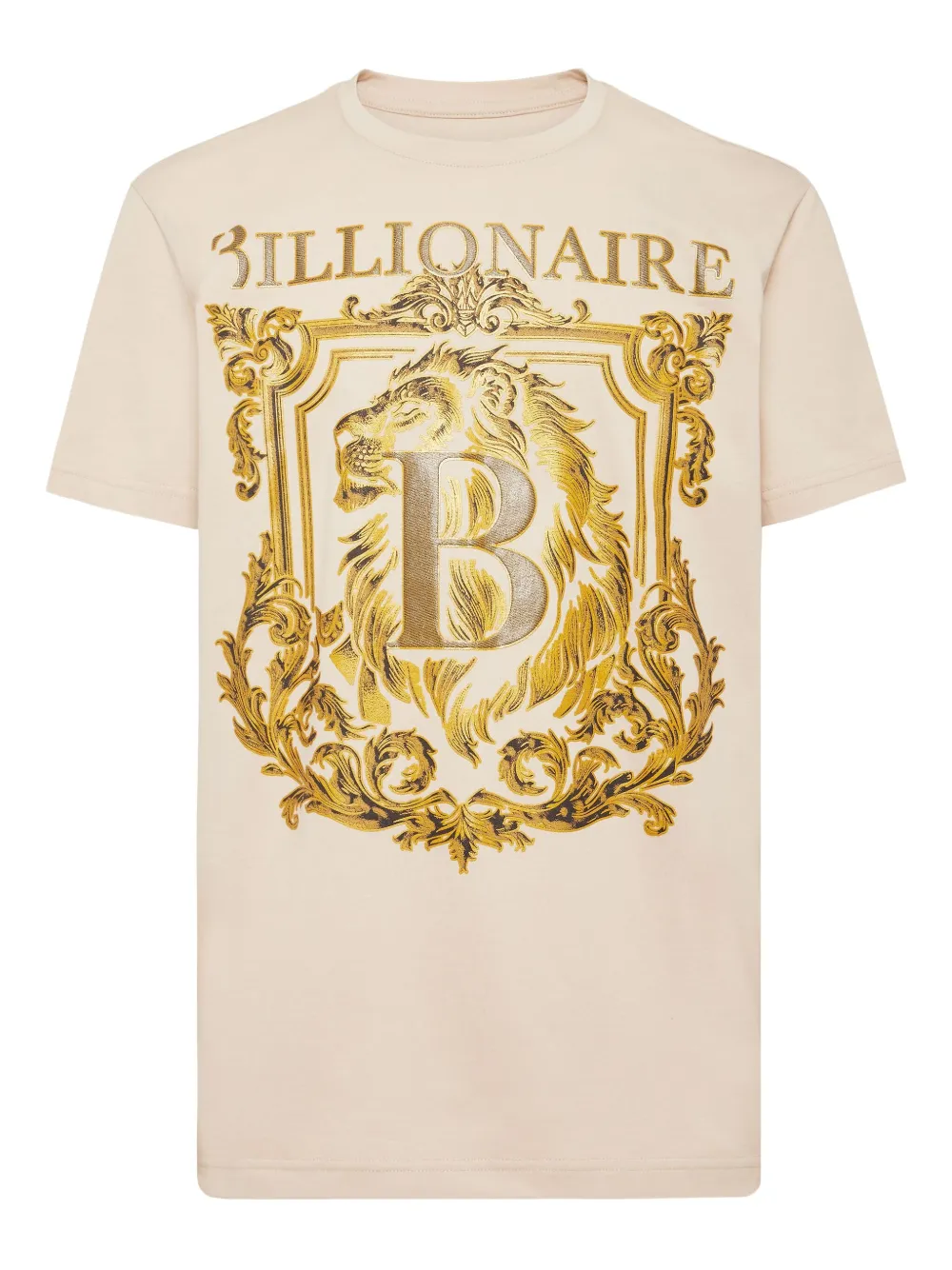 Billionaire Lion B Frame-print T-shirt | Neutrals | Image 1