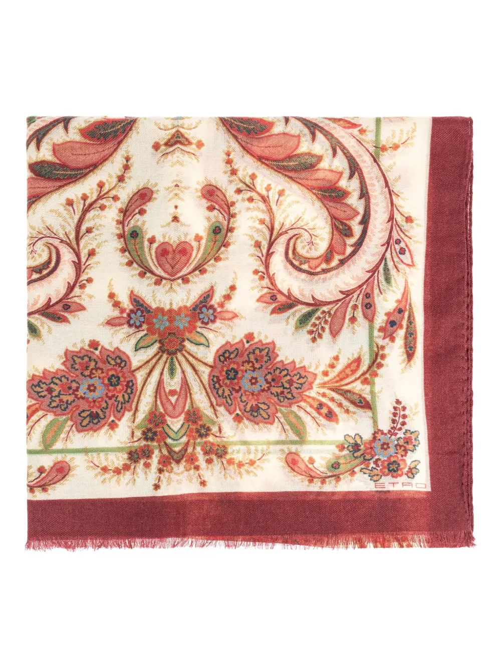 ETRO paisley-print scarf - Toni neutri