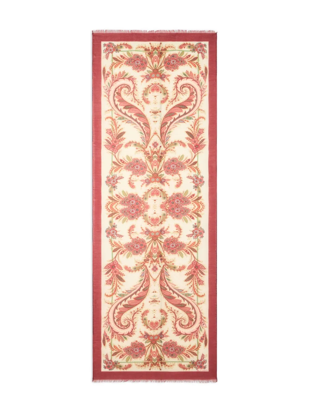 paisley-print scarf