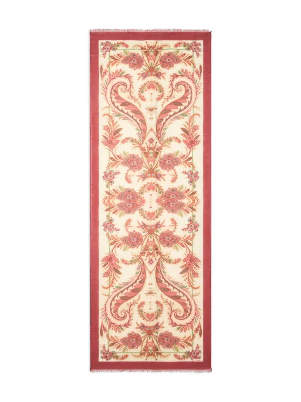 Etro Paisley-print Scarf in Neutrals