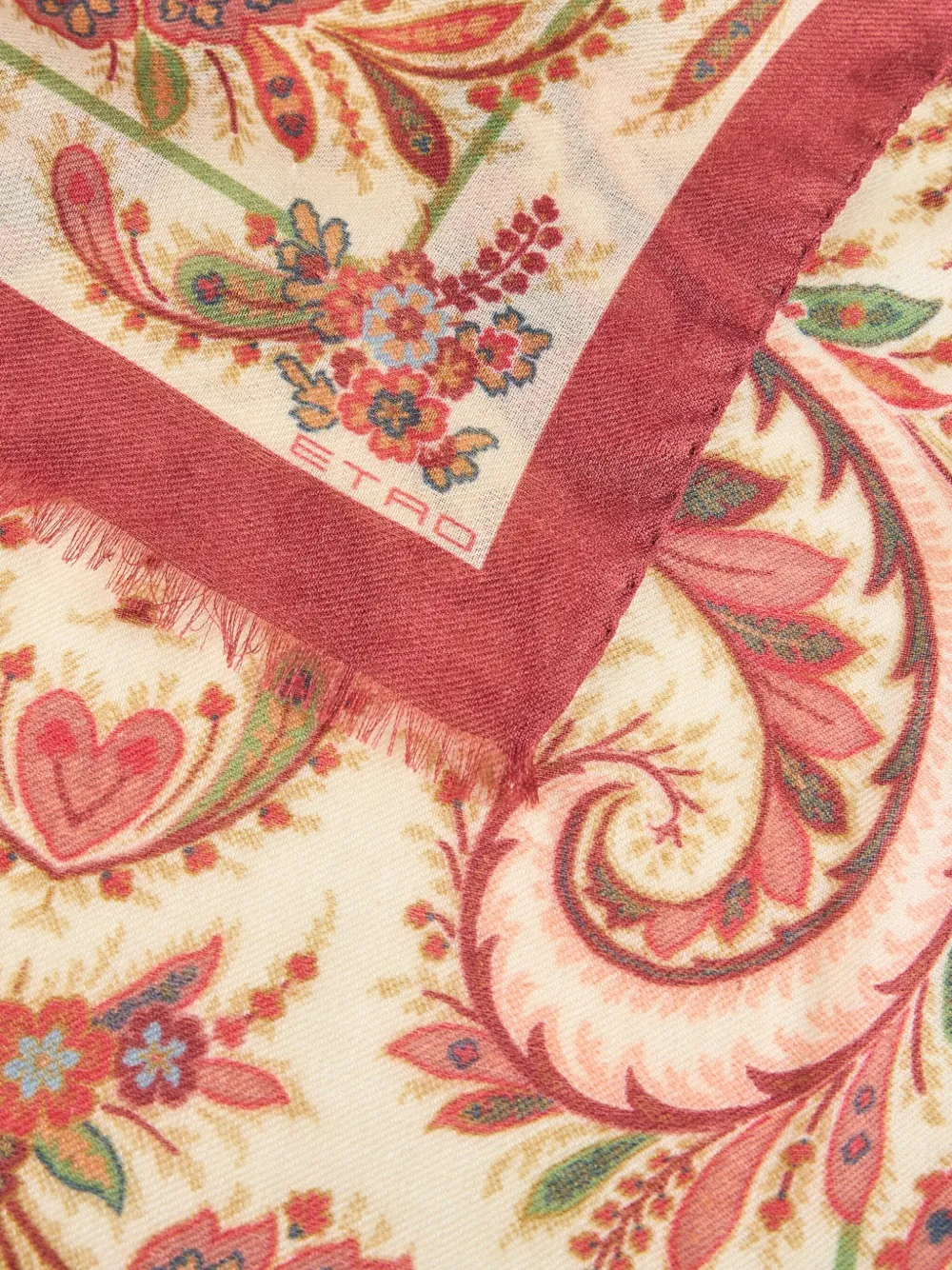 ETRO paisley-print scarf - Beige