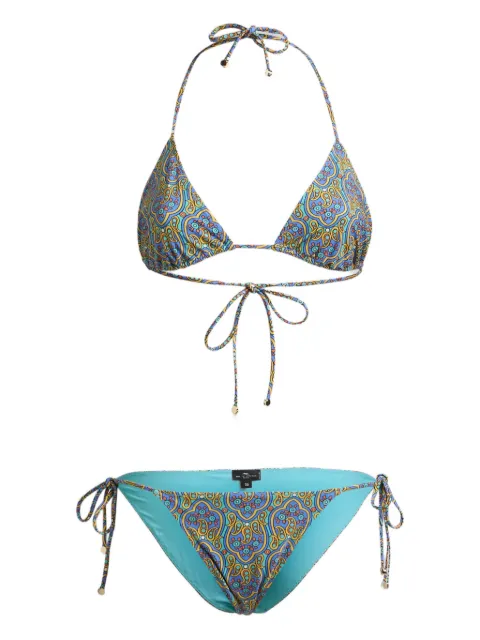ETRO paisley-print bikini