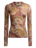 ETRO paisley-print long-sleeve top - Neutrals